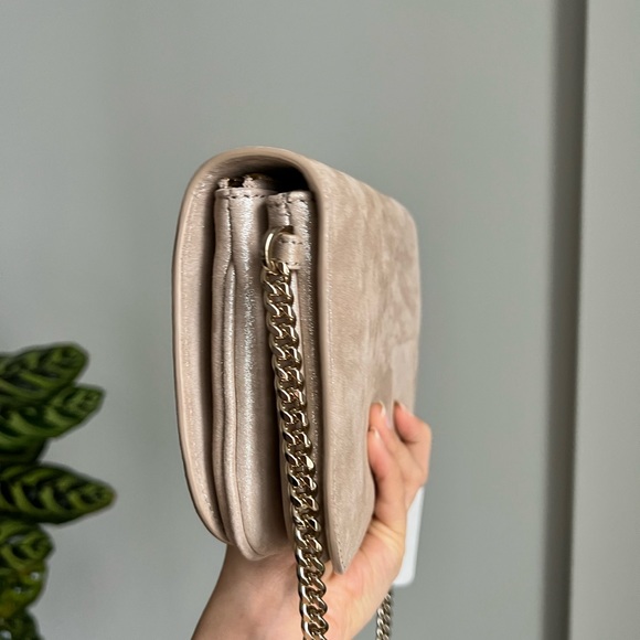 Shimmer leather Jimmy Choo cross body mini bag - Picture 6 of 12